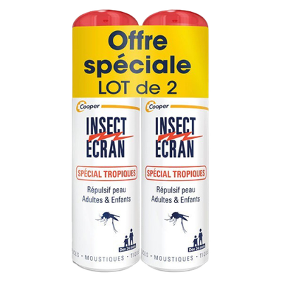 Image Insect Ecran Spray Répulsif Tropiques - Lot de 2x75 ml