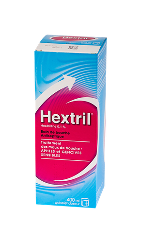 HEXTRIL 0,1% BAIN BOUCHE 400ML