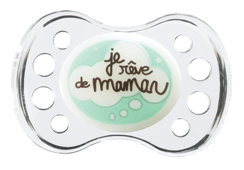 Image DODIE SUCETTE  ANATOMIQUE 2ÈME ÂGE DUO NUIT SILICONE SANS ANNEAU N°36 X2