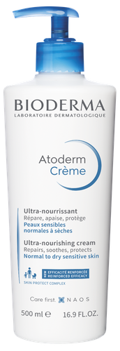 Bioderma Atoderm Crème, la crème hydratante visage et corps Bioderma